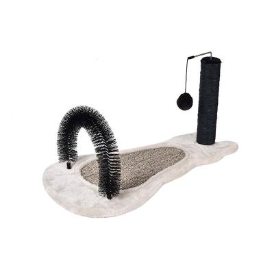 China Factory Directly Sustainable Supply Brush Cat Climbing Column Scratch Wear Resistant Scratch Board Cat Toy for sale