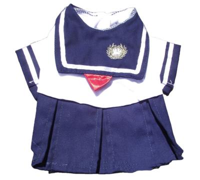 China New Japanese style pet clothes navy stocked clothes and style korean japanese anime uniform dress for sale