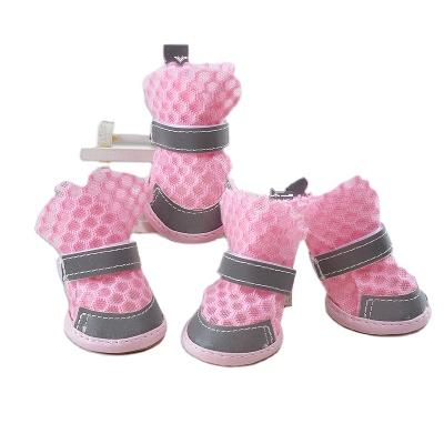 China Mesh Online Warm Breathable Non-slip Reflective Cavity Shoes Summer Store Pet Store Comfortable Pet Shoes for sale