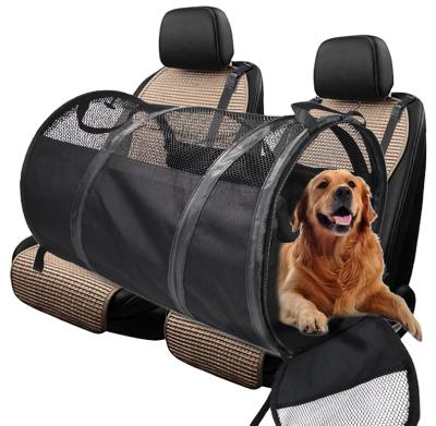 China Stocked Our factory sells the medium and large breathable and waterproof pet car bag, car pet dog bag for sale