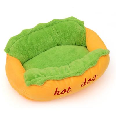 China Stocked Hot Sale Sausage Washable Pet Supplies Pet Warm Kennel Mattress for sale