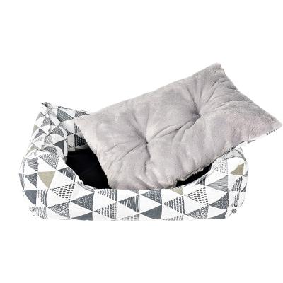 China Low Price Guarantee Quality Stocked Thick Autumn And Winter Warmth And High Resilience PP Cotton Pet Bed for sale