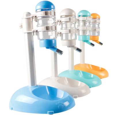 China Auto Height-Adjustable Pet Waterer Automatic Drinking Station Feeder For Cats And Dogs for sale