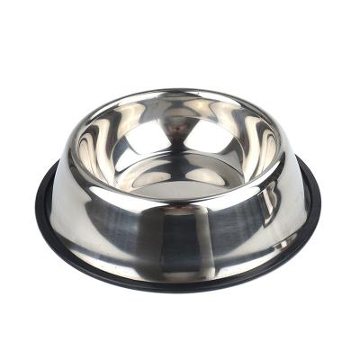 China Viable Popular Pet Bowl Pet Supplies Cat Food Bowl Stainless Steel Pet Driver Dog Bowl for sale