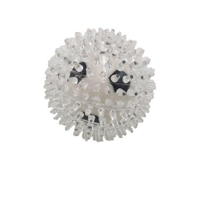 China Factory Supply TPR Pet Factory Supply Bite Resistant Molar Elastic Ball Stocked Sound Pet Toy Ball for sale