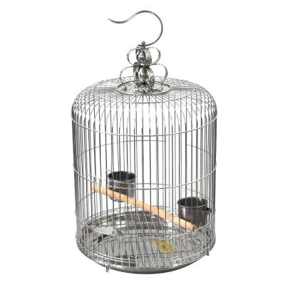 China Breathable Stainless Steel Round Cage For Parakeet Special Bird Cage High Grade Large Bird Nest for sale