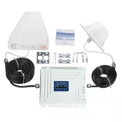 China Desktop Tri Band Mobile Cell Phone Signal Booster 2G 3G 5G Signal Booster 4G LTE Mobile Signal Booster for sale