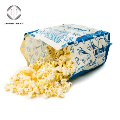 China 2021 New 14x9x29.5cm Microwave Popcorn Leakproof Paper Recyclable Bag With Film for sale