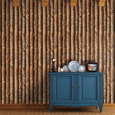 China Cheap Price 3D MyHome Room Design 3D Wallpaper Brick Wood Wall for sale