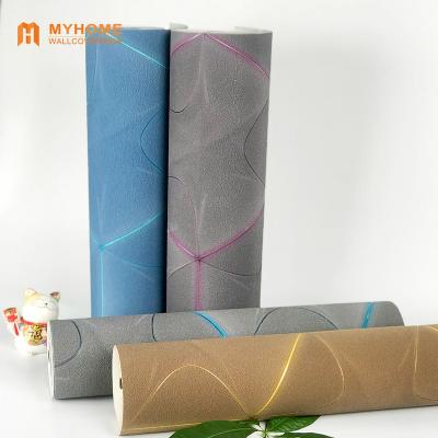 China Papel 2022 modern De peeled wallpapers wall coating 3d suede wallpaper for sale