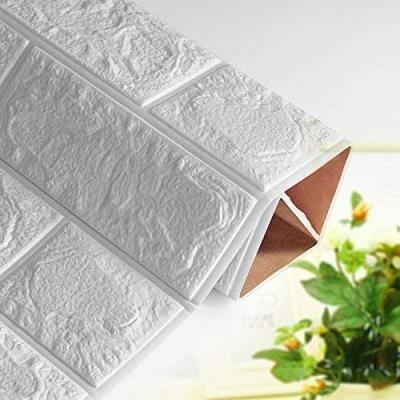 China 70*77cm Modern 3D Brick Wall Panels Peel and Stick Ceiling Adhesive Wallpaper for Living Room Bedroom Background Decoration for sale