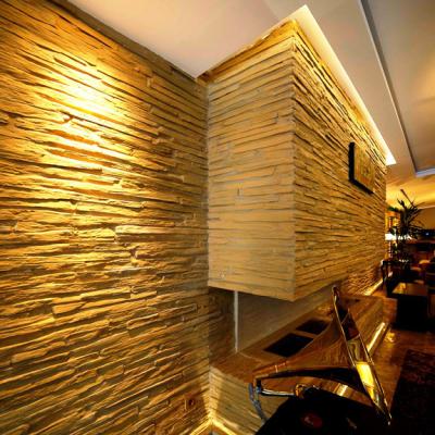 China Modern Commercial Use Eco-friendly Polyurethane Faux Stone Wall Panel For Exterior Or Interior Walls for sale