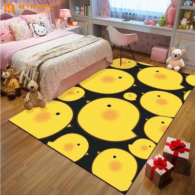 China Washable Modern Geometric Bedroom Kids Rugs Shaggy Fur Rugs Carpet for sale