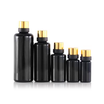 China Cosmetic cosmetics use 10ml 30ml 50ml essential oil dark purple bottle glass bottle and spray bottle for sale