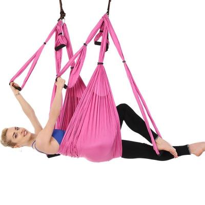 China Deep Tissue Massage or to Soothe and Relax Tired Muscles Air Yoga Anti-Gravity Swing Flying Aerial Yoga Hammock for sale