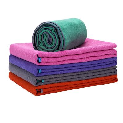 China Private Body Health Care Massage Microfiber Yoga Towel Mat Towel For Hot Yoga for sale