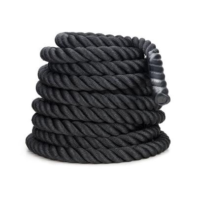 China Cross Fit Body Health Care Massage 38mm/50mm Workout Gym Training Battle Rope For Strength Exercise Heavy Strength for sale