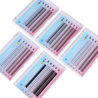 China Hot Selling Long Eyelash Kit 100% Natural Wholesale Hand Made Different Synthetic Eyelash Extensions Grafting False Mink Lashes for sale