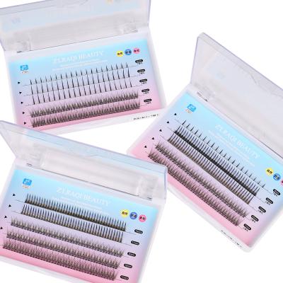 China Hot Selling Long Eyelash Kit 100% Different Natural High Quality Hand Made Synthetic Eyelash Extensions Grafting False Mink Lashes for sale