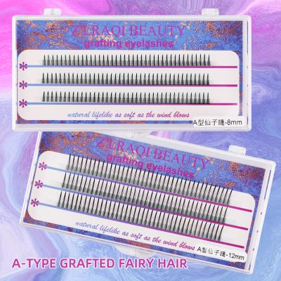 China Private Label Natural Long Volume Eyelash Extensions Custom Packing Silk Supplies Different Grafting False Mink Eyelashes For Wholesale for sale