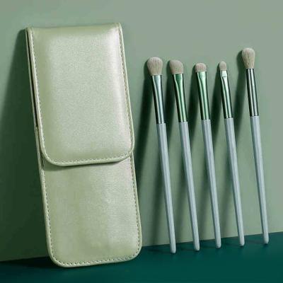 China Angular Blush Hot Sale 5Pcs Liquid Handle High End Synthetic Hair Makeup Brush for sale