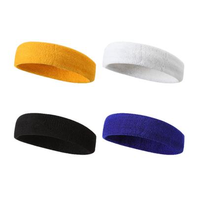 China China Supplier Reusable Hot Selling Polyester Stock Logo Sweatband With Low Cost Custom Made Hand-mounted for sale