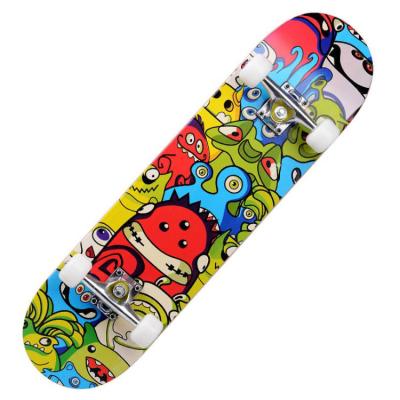 China Professional Youth Skateboard With Custom 7 Ply Canadian Maple Deck for sale