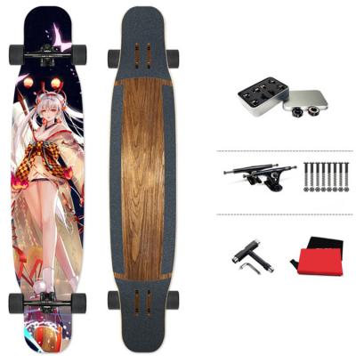 China 2022 Youth Wholesale Canadian Maple Wood Longboard Board Skateboard Decks For Adults for sale