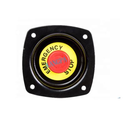 China Carbon Steel Generator Canopy Black Coated Steel Emergency Stop Box Button Cover for sale