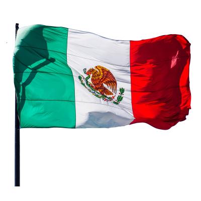 China Custom Washable Show Printed Mexico Wholesale Double Sided Flag for sale