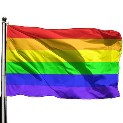 China Rainbow Indoor Widely Used Full Pride Meters Gay Sale Flag for sale