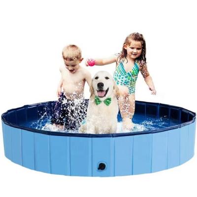 China Pet Bath Dog Pool, Collapsible Pet Pool Tub Kiddie Outdoor Bathing Pool with Protective Liner, PVC Collapsible Pool for Dogs, Cats for sale