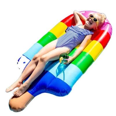 China Pool Toys Inflatable Colorful Popsicle Ice Float for sale