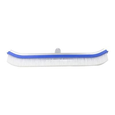 China Pool 18inch/45cm Standard Brush Plastic Pool Brush 18 Inch Heavy Duty Floor And Wall Swimming Pool Brush for sale