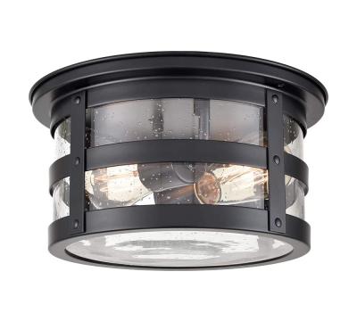 China Bedroom Top Industrial Black Flush Mount Kitchen Flush Mount Ceiling Light for sale