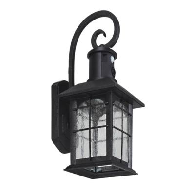 China Factory Supply Classic Outdoor Glass Wall Light Antique Outdoor Sconce Wall Design Lantern for sale