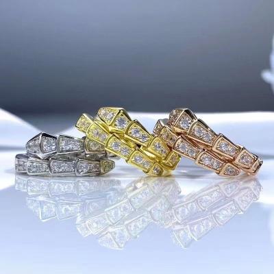 China High Quality Spring Ring Snake Ring Stainless Steel Luxury Jewelry Wholesale for sale