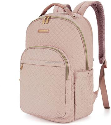 China With USB Laptop Backpack LIGHT FLIGHT Women Laptop Backpacks for15.6 Laptop Bag Stylish Dot Style Daypack For Work Travel for sale