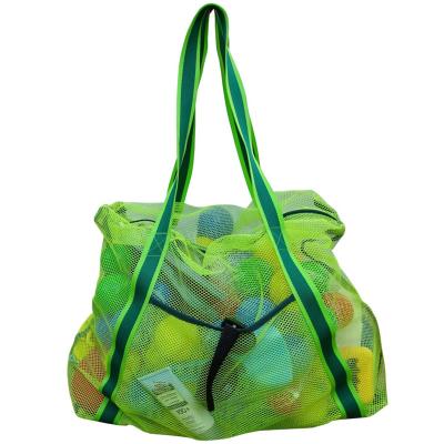 China 2021 High Quality Beach Bags Women Summer Mesh Beach Bag Foldable Light Weight Large Heavy Duty For Toys Tote Bag for sale