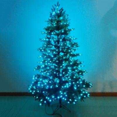 China Christmas tree 600LEDs H7.5ft DIY customized dmx christmas tree lights pixel programmable xmas tree for sale