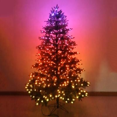 China Christmas tree H7.5ft 12v RGB led accessible pixel lights bulb christmas tree pixel tree individually for sale