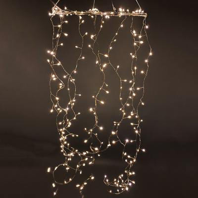 China Copper Outdoors Garten Lichterkette Fairy Lights Solar Hanging Garden Light Solar Pendant Decoration for sale