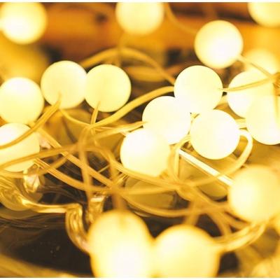 China String Light Stage Lighting Lights Wedding Holiday Home Decoration Battery Operated Rattan Balls Christmas Decorations Warm White for sale