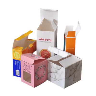 China Custom Foldable Premium Skincare Cosmetic Gift Packaging Paper Box Recyclable for sale