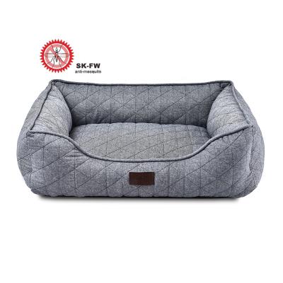 China New Design Durable Modern Custom Made Comfort Mosquito Repellent Anti-Mosqutito Soft Petstar Dog Pet Bed for sale