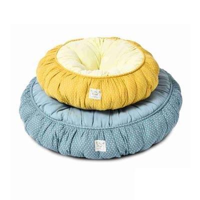 China Petstar Low Price Pet Donut Dog Bed Sustainable Comfy Round Pet Bed for sale