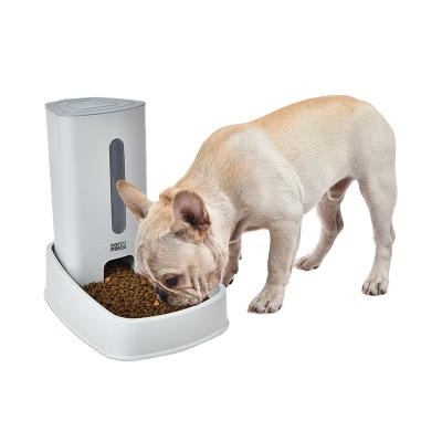 China Pet Water Bowl Dispenser Viable Automatic Gravity Cat Dog Food Feeder ABS Environmental for sale