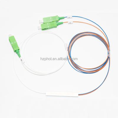 China SC/APC Telecom Connector 1x2 1x4 1x8 1x16 1x32 Fiber Optic PLC Splitter / Coupler for sale