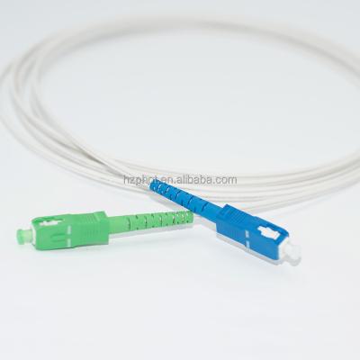 China FTTH FTTB FTTX Network SC UPC APC Single Mode G657a 1core 2core Ftth Indoor Outdoor Drop Fiber Optic Patch Cord for sale