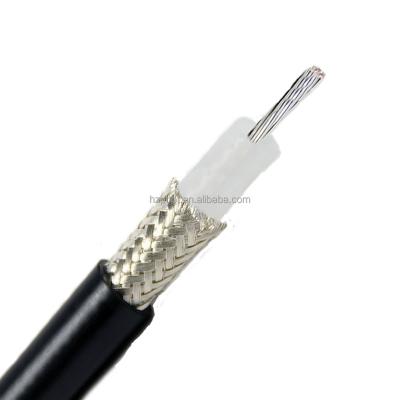 China Telecom communication low price 50 ohm rg214 rg213 high quality silver copper coaxial cable for sale